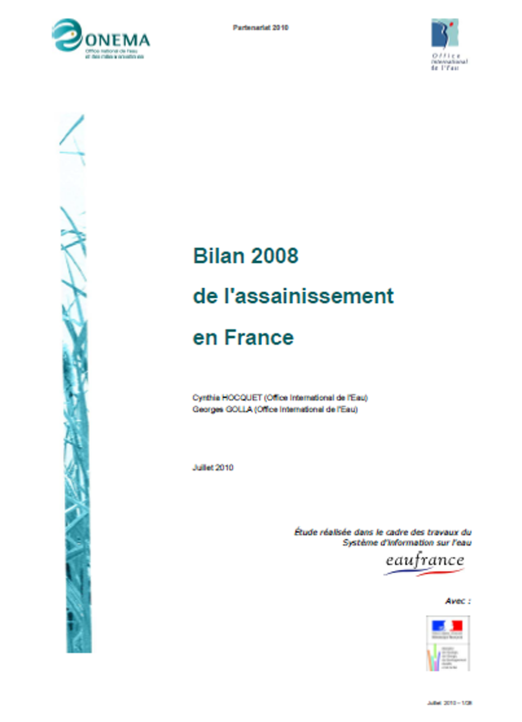 L'assainissement en France (données 2008)